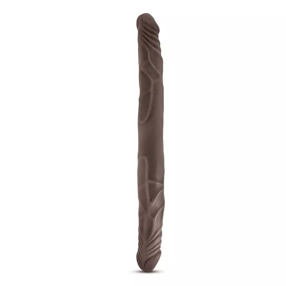 Dr. Skin 14 inch Realistic Double Dildo In Brown